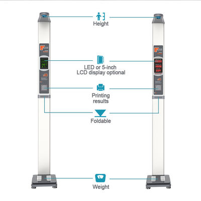 LED-Display Elektronische Gewichtshöhenwaage für genaue BMI-Messung und -verfolgung