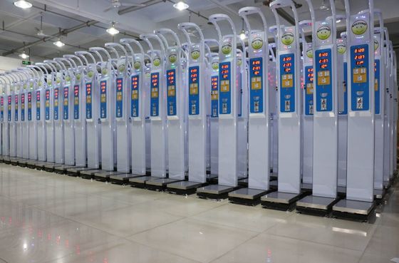 HW-600B Elektronische Waage Ultraschallhöhe Gewicht Körperfett Bmi-Analysator Waage