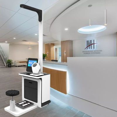 14' LCD-Display Multifunktion Fitness-Skala für Fitnessstudio Gesundheitscheck Kiosk im Sommer