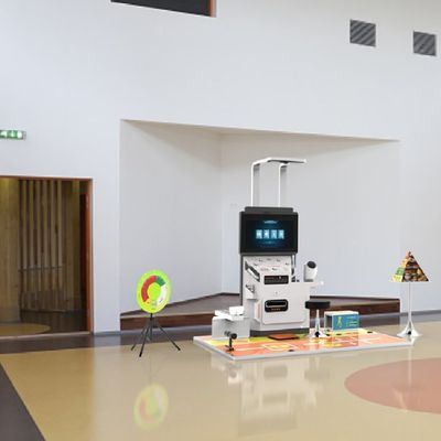 HW-T600 Fitnessprüfmaschine für MAX 23000 L * 1800 W * 2360 H m und vier Login-Methoden