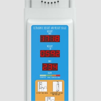 Hauptkörper Klappstahl Custom Logo Hochgenauigkeit Elektronische menschliche Waage Höhe und Gewicht Meter