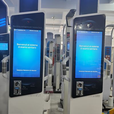 Intelligente Gesundheitskontrollmaschine 19 Zoll Android BMI Kiosk mit optionalen Funktionen