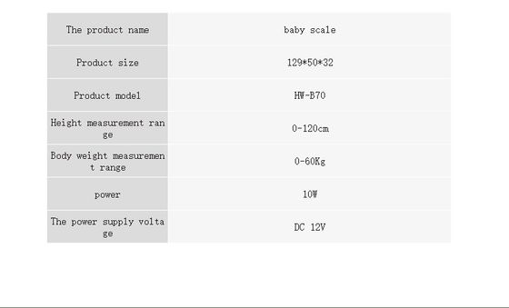 Krankenhausmedizinische Baby-Digitalwaage mit G.W. 16 kg und Smart-Funktion in Stahlmaterial