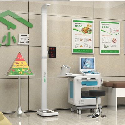 Intelligente medizinische Gesundheitskontrolle Kiosk-Maschine mit A4-Drucker und benutzerfreundliche SDK