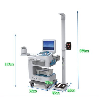 Intelligente medizinische Gesundheitskontrolle Kiosk-Maschine mit A4-Drucker und benutzerfreundliche SDK