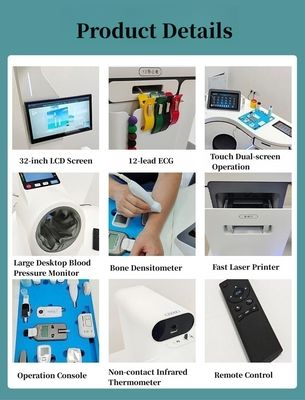 32' LCD Full Touch Screen Abteilung 0,01kg Medizinischer Selbstbedienung Gesundheitscheck Kiosk