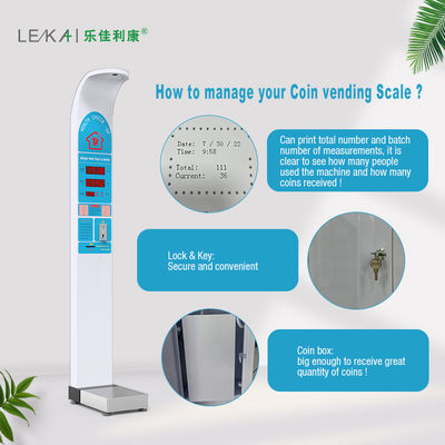 Genauigkeit Münzbetrieb Led-Display Höhe Gewicht BMI-Skala für OBM-gestützte Produkt