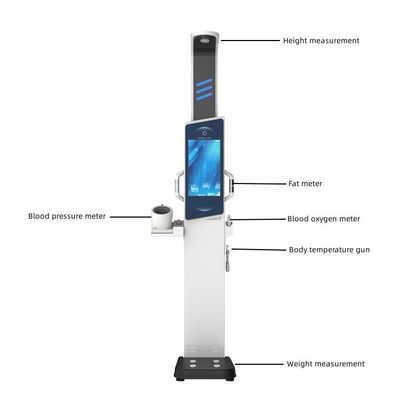 43 kg G.W. LCD-Display Typ Klinik Ultraschall-Münze betrieben Körpergröße und Gewichtsskala