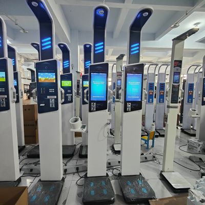 Professionelle Ultraschall-Digitalhöhen- und Gewichtsskala für Krankenhäuser Größe 33*55*235cm