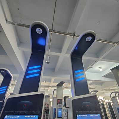 Professionelle Ultraschall-Digitalhöhen- und Gewichtsskala für Krankenhäuser Größe 33*55*235cm