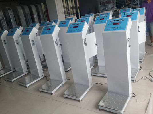 Stromversorgung AC 100-240V LED-Display Münze betriebene Gepäckwaage für Flughafenstation