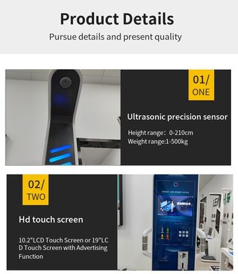 Touchscreen-Display 19&quot; LCD HD Fachkrankenhaus Medizinische Größe und Gewichtsskala