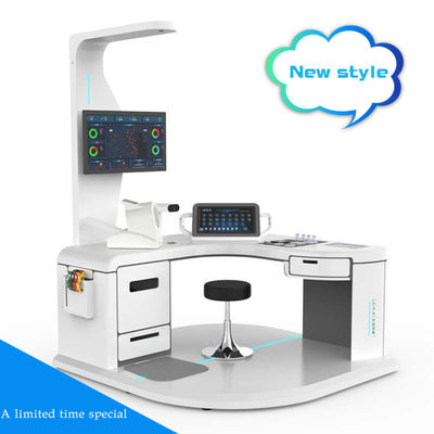 A4-Laser-Drucker und AC100-240V Stromversorgung Körpergesundheitsanalysator Telehealth Kiosk Gerät