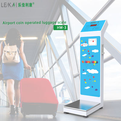 Bequeme Münzbetriebene Gewichtsverkäufermaschine für Flughafen-Hotel-Gepäckwaage