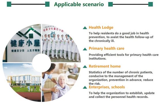 Multifunktionales Gesundheits-Diagnostikkiosk für Endkrankenhäuser 24-Stunden-Untersuchungen erleichtert