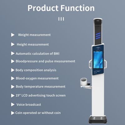 AC100-240V Intelligente Fitnessstudio-Stand-Körperkomposition mit Spracherkennung