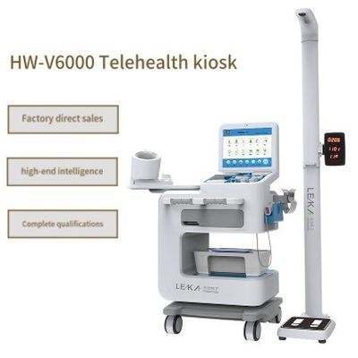 Full Touch-LCD-Bildschirm Körper Check-Up Kiosk für Kliniken Intelligente Selbstbedienungslösung