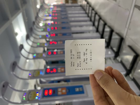 LEKA Digital Scale Professionelle BMI-Messung mit Münzbetrieb und LED-Display