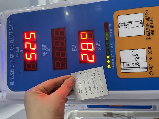 500 kg 200 kg Ultraschallmünze Gewichts- und Größenskala BMI IMC Apotheken Saldo