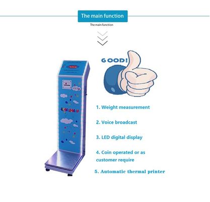 Gym Digital Body Weight Measuring Scale mit Münzfunktion N.W/ G.W. 27KG/ 30KG
