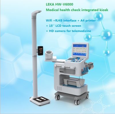 Medizinische Ultraschallhöhe Gewichtsskala für Gesundheitsdiagnostik Kiosk HW-V6000 Vollkörper