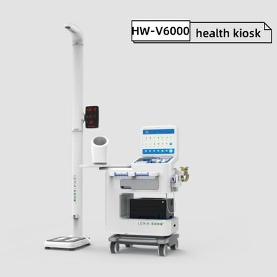 Telemedizinische Ausrüstung HW-V6000 All-in-one medizinische Gesundheitskontrolle Kiosk mit LCD-Display