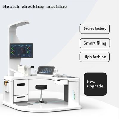 Bequeme Körpergesundheitskontrolle Blutzucker EKG Kiosk-Maschine mit A4-Laser-Drucker