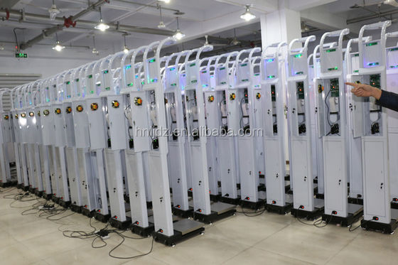 Elektronisches Messgerät zur Messung des menschlichen Gewichts und der Höhe mit einem Stahlkörper mit 200 kg Münzbetrieb