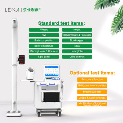 Telemedizin Vollkörperuntersuchungs-Analysator Smart Health Kiosk für die körperliche Untersuchung