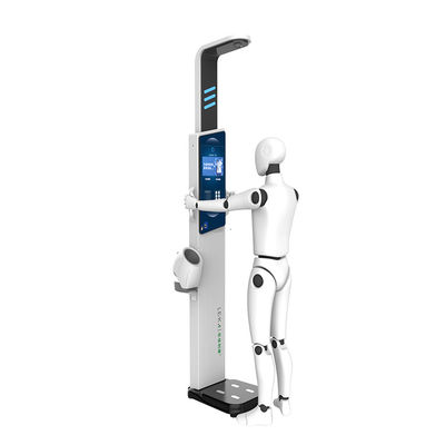 Stahl-LCD-Display 500 kg Ultraschall-Fett-Analysator Körpergröße und Gewicht Digitale Skala Gesamtgröße 33*55*235