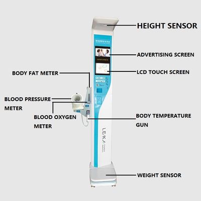 Medizinische Selbstbedienung Stahl Körperfett Messwaage mit hochen Präzision BMI Analyzer