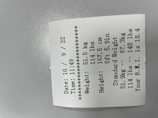 Bequeme medizinische Ultraschallhöhe- und Gewichtsmaschine mit AC100-240V-Stromversorgung