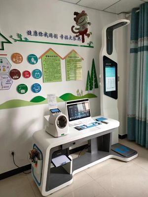 HW-V7000 Gesundheitsuntersuchung Kiosk Intelligente Vollkörperuntersuchung Körperuntersuchung