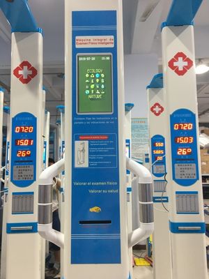 Farbliches Ultraschallmessgerät für Körpergewicht und Körpergröße