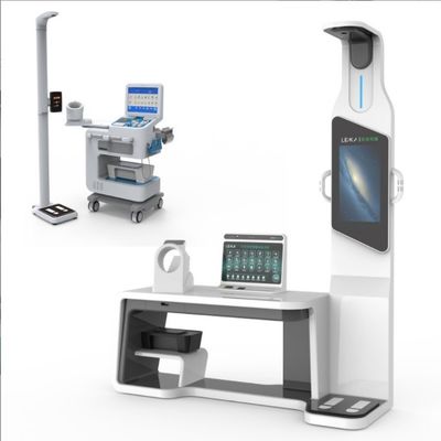 Telehealth All-in-One-Körperkontrollstation mit Ultraschall-Gehöhe- und Gewichtsskala