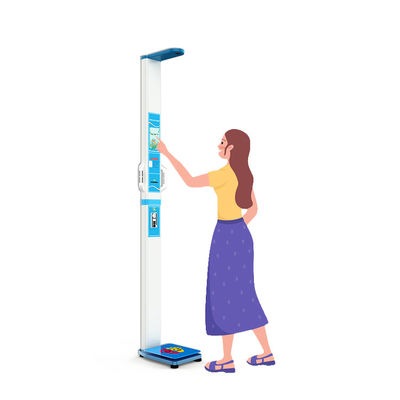 Standhöhe Gewicht und BMI Analyzer Digitale Waage mit optionaler Münzoperation
