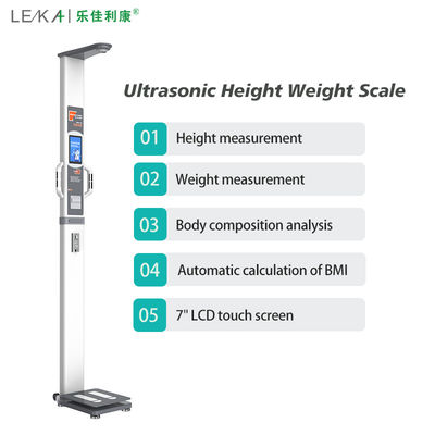 Ultraschall-BMI-Körperfett-Analysator mit Höhenmessfunktion und 60-200 cm Reichweite