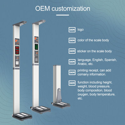 Automatische BMI-Berechnung LED-Display Höhe und Gewichtsskala für medizinische Einrichtungen