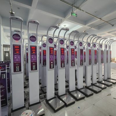 Münzbetriebene Standhöhe Gewichtsmessung Balance Skala mit Produktgröße 33*55*235cm