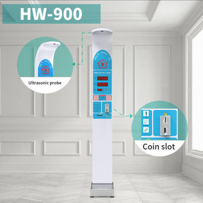 AC100-240V Digitale Klappmünzengröße Gewichtsskala mit BMI und Verkaufsfunktion N.W 42kg