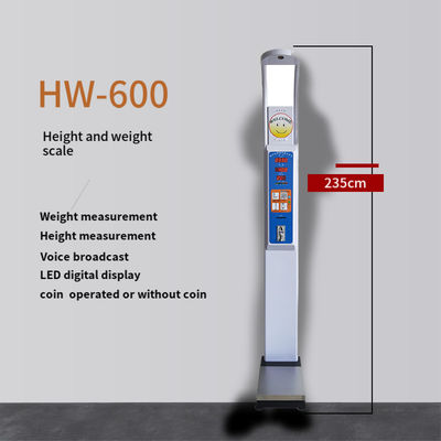 Ultraschalldigitale Körperwaage HW-600 Medizinische Grade Größe Gewicht Messmaschine