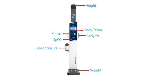 2024 Jahr Design Ultraschall-Körperzusammensetzung Analyzer Maschinen mit 500 kg Kapazität
