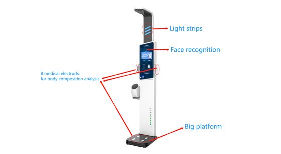 2024 Jahr Design Ultraschall-Körperzusammensetzung Analyzer Maschinen mit 500 kg Kapazität