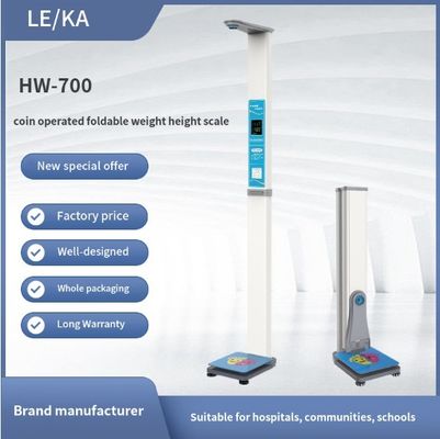 Automatische elektronische Höhe- und Gewichtswaage mit Münzbetrieb mit Stromversorgung von 100-240 V