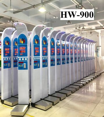 HW-900 Körpergröße- und Gewichtsverkaufsautomat für Münzbetrieb BMI in spanisch-arabisch