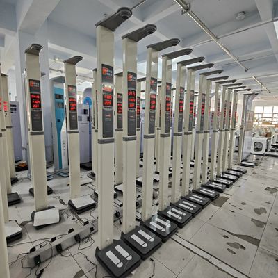 Blaue HW-700 200 kg Elektronische Gewichtswaage mit Rädern Bequem und benutzerfreundlich