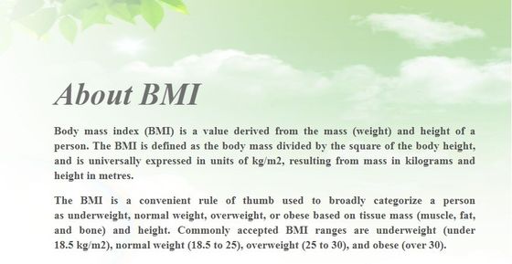 Erweiterte digitale BMI-Skala für eine genaue Körpergewichtsmessung
