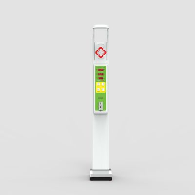 HW-600 vollständig angepasste Münz-betriebene Körpergewicht und Höhe Skala mit LED-Display