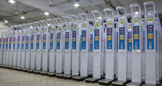 Münze Körper BMI Analyzer Verkaufsskala HW-600 Höhenbereich 60-200cm für Body Mass Index