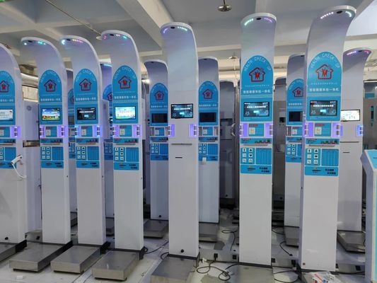 Zhengzhou Stadt Versand Ultraschall BMI Größe und Gewicht Skala mit HD-Sprachübertragung